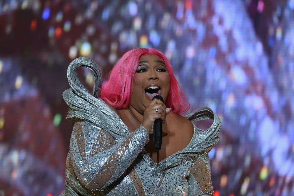 US performer Lizzo has been sued by three of her former dancers who allege the body-positive pop diva created a hostile work environment, court filings seen by AFP showed Aug 2. - (Photo by ANGELA WEISS / AFP)
