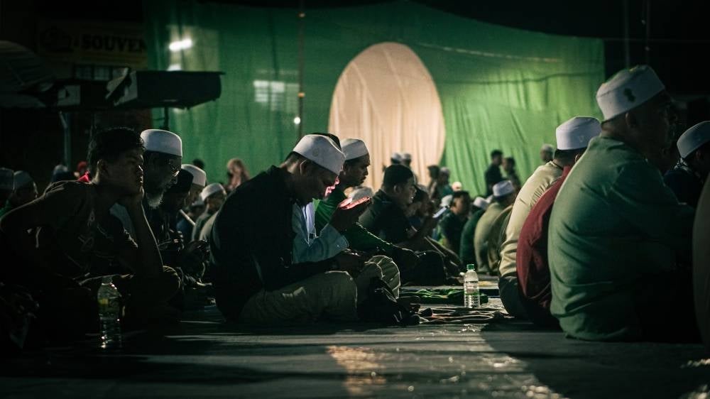 A persona who deviates from the stereotypical religious image of a Pas leader, caretaker Kedah Menteri Besar Datuk Seri Muhammad Sanusi Md. Nor's firebrand antics and lack of finesse seemed to have grown on the people of Kedah. - Photo by ZAIDI AZMI