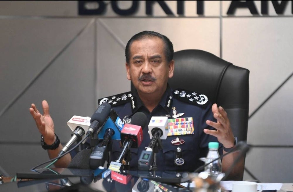 Inspector-General of Police Tan Sri Razarudin Husain.