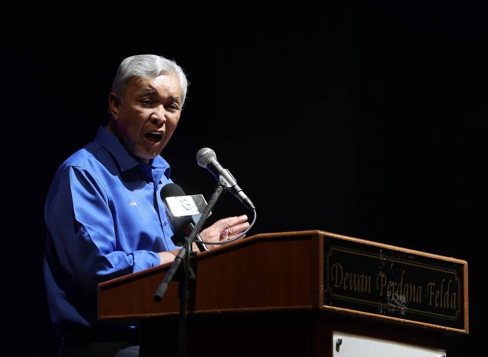 Deputy Prime Minister Datuk Seri Ahmad Zahid Hamidi. - BERNAMA PIX