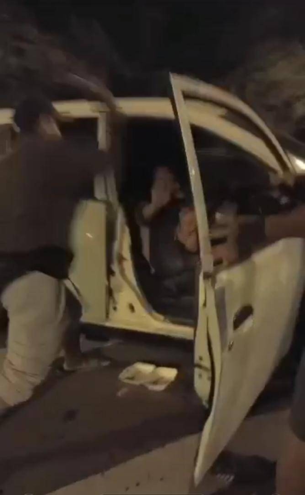 Viral video of man attacked with an axe