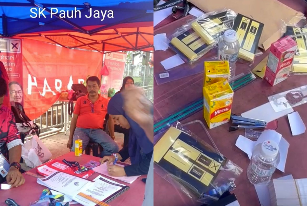 Screengrab from the video shared to Sinar Daily.