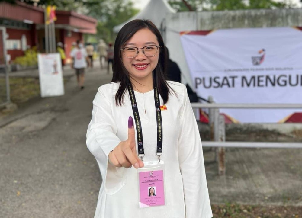 Pakatan Harapan's Jamaliah Jamaluddin is currently leading the race to win Bandar Utama state seat against candidates from Muda and Perikatan Nasional. - Photo: FACEBOOK / JAMALIAH JAMALUDDIN