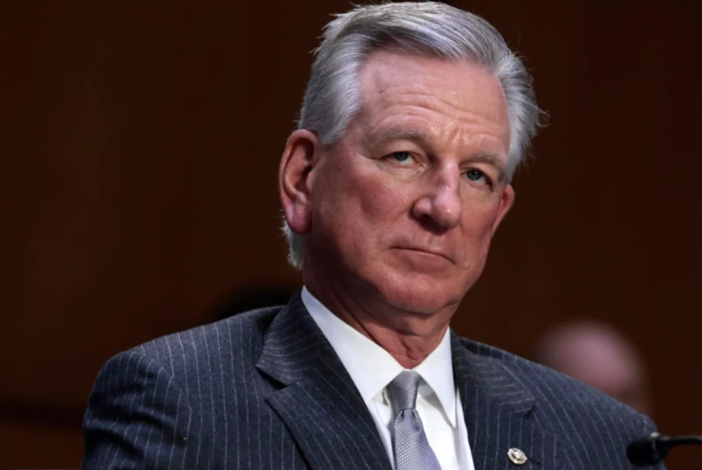 Senator Tommy Tuberville, a Republican, is stalling the approval of more than 300 US military nominees to protest Defence Department efforts to assist troops who must travel to receive reproductive health care that is unavailable where they are stationed. - Facebook