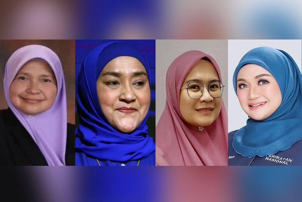 From the left: Dr Hafidzah, Bibi Sharliza, Wan Rohila, Nurul Syazwani.