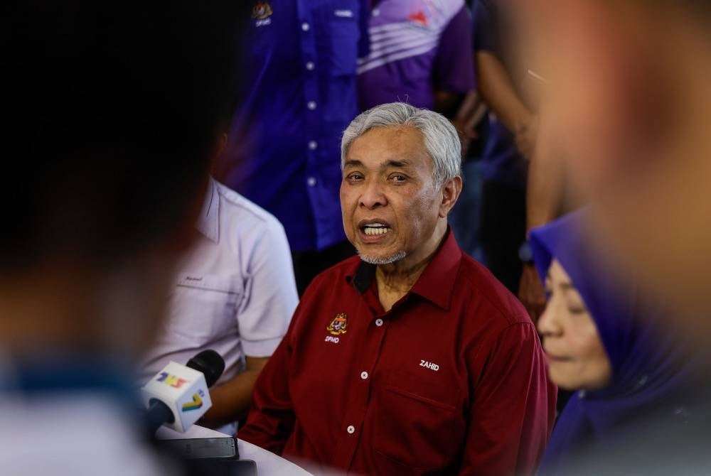 Many have pointed fingers at the Bagan Datuk MP following the embarrassing record of BN-Umno that only managed to secure 19 out of 108 state assembly seats contested in the six previous state elections. - Photo by Bernama