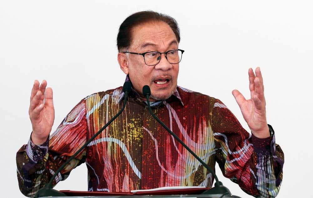 Anwar. Photo by Bernama