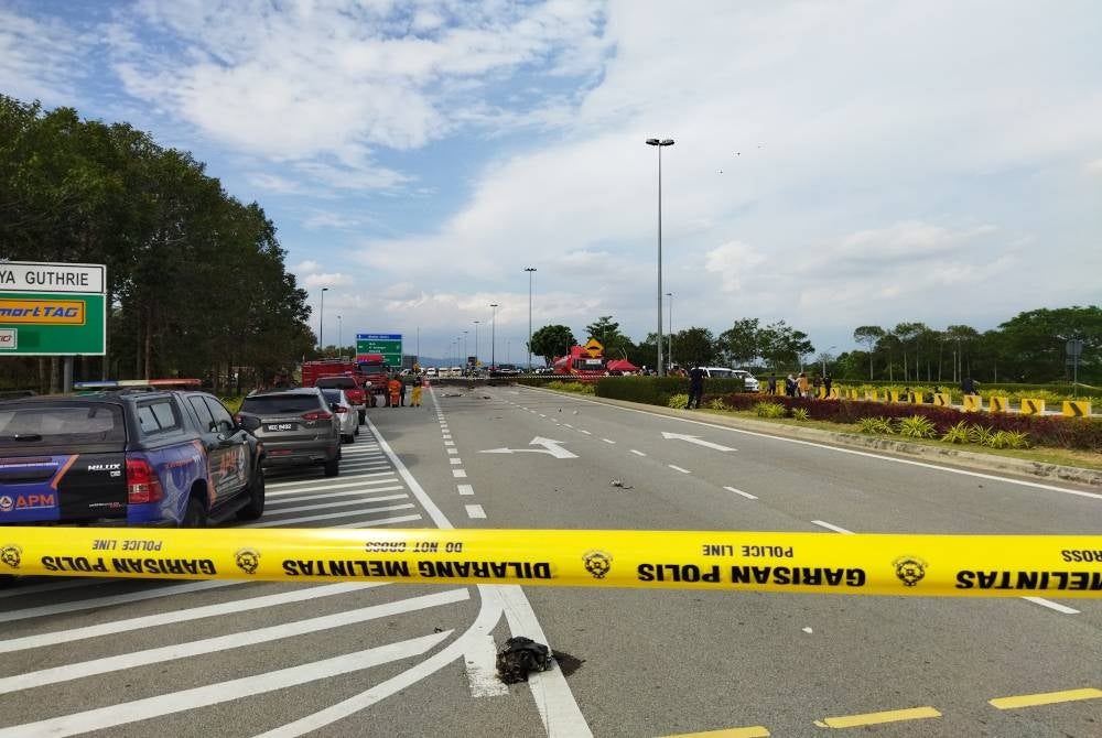 The scene of the plane crash - FILE PIX 