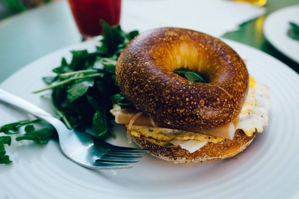 Breakfast bagel - FILE PIX 