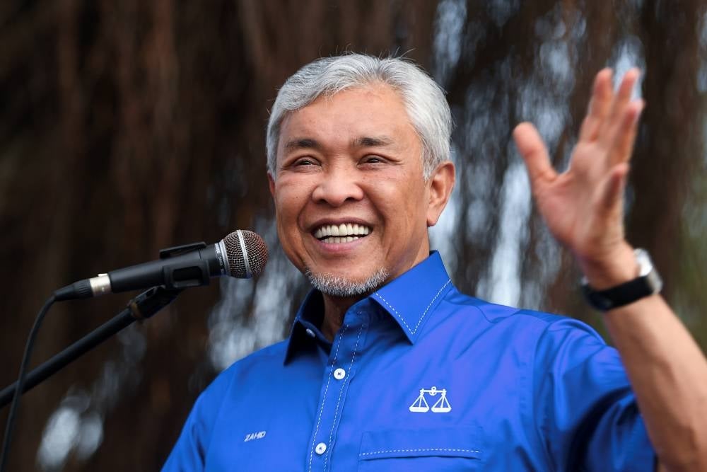 Deputy Prime Minister, Datuk Seri Dr Ahmad Zahid Hamidi - FILE PIX 