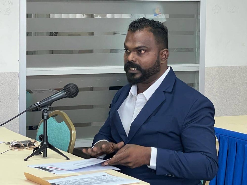 Persatuan Harapan Indian Malaysia chairman Mani Maran Manickam
Photo : Kousalya Selvam