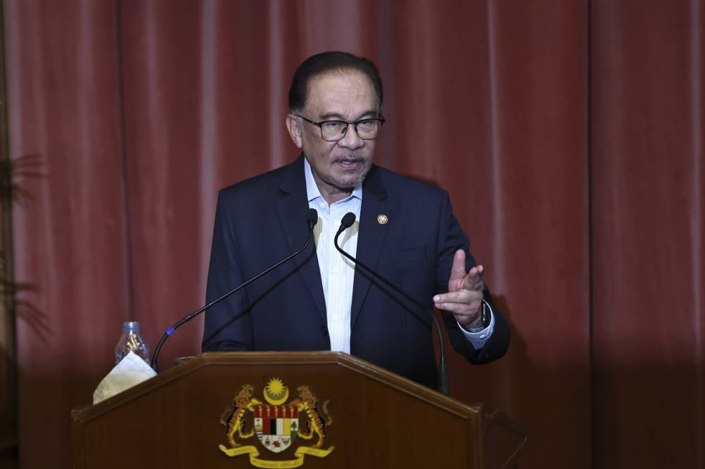 Prime Minister Datuk Seri Anwar Ibrahim. - BERNAMA PIX