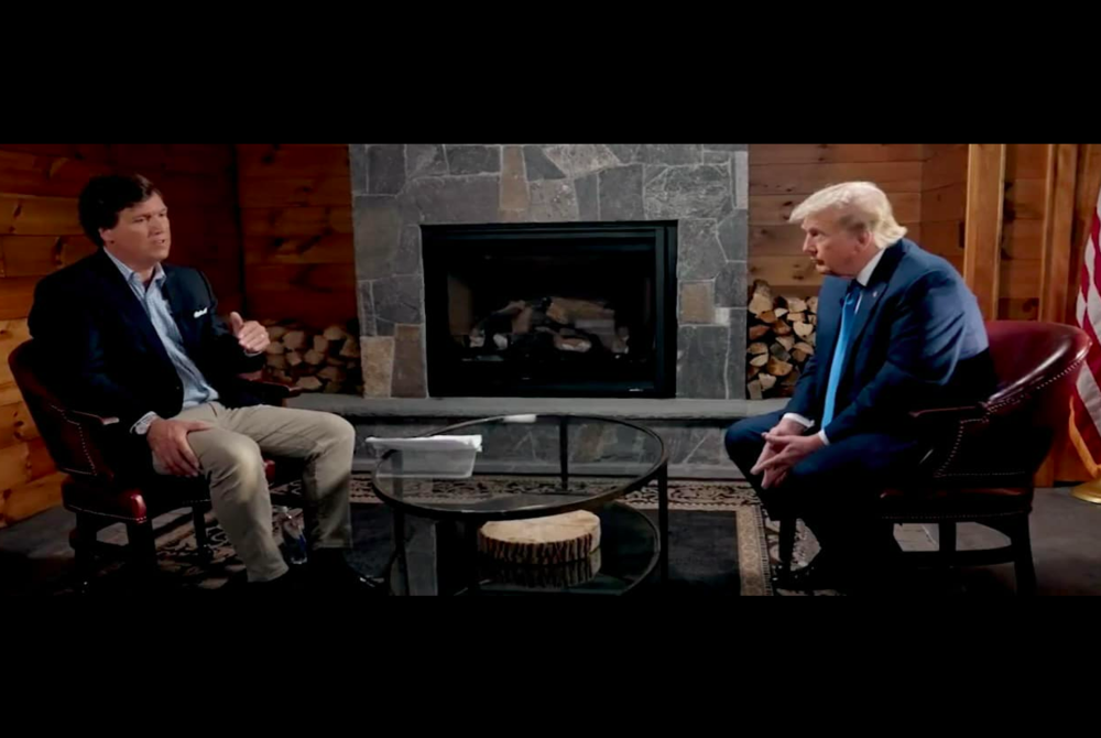 Donald Trump attacked his rivals for the 2024 Republican presidential nomination and Democrat Joe Biden in an interview aired on Wednesday as counter-programming to his party's first primary debate. - Facebook