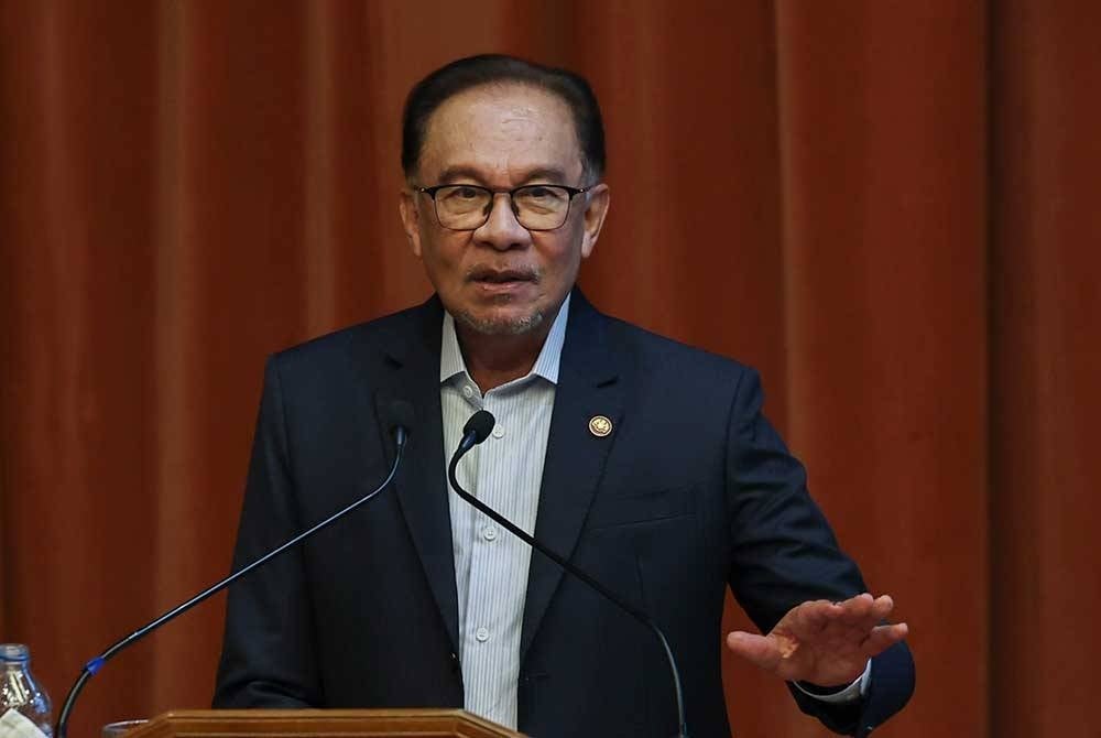 Anwar. Photo by Bernama