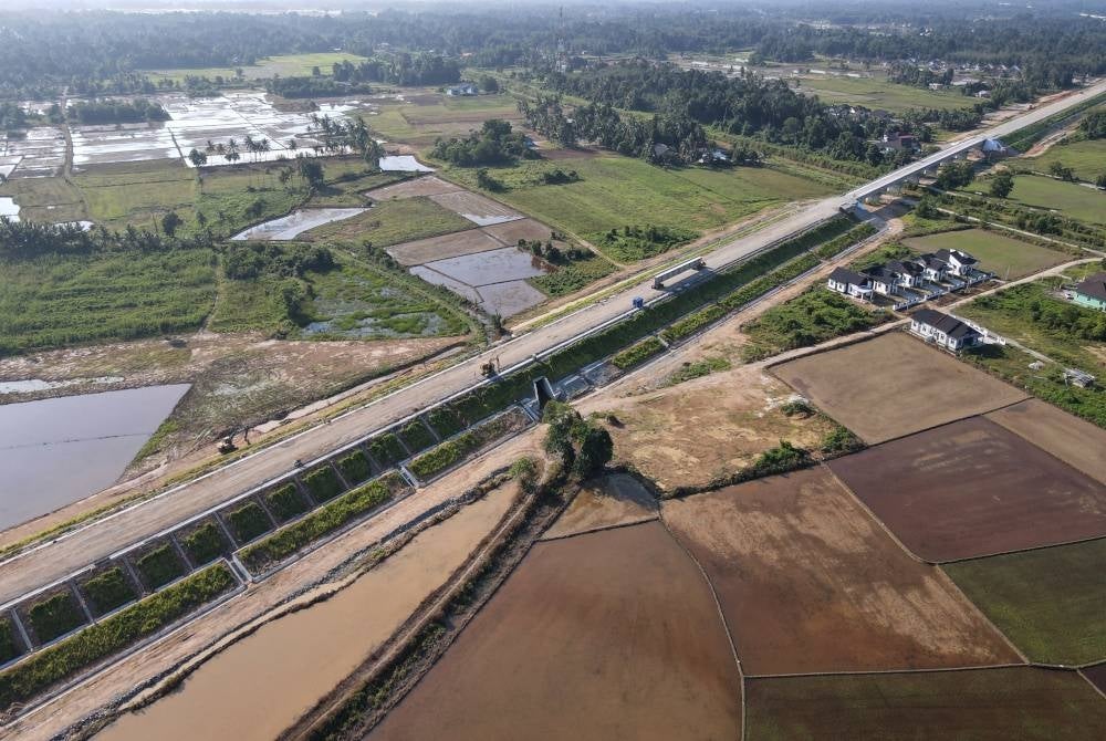 The tunnel, with an average height of 13.47 metres and a width of 13.02 metres, needs to be built to allow the ECRL railway line to meet the maximum gradient of 0.74 per cent and to avoid open felling in the village area. - FILE PIX