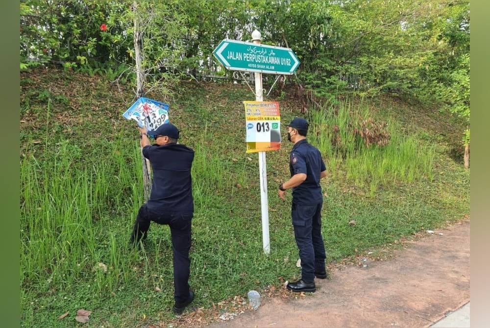 MBSA had to bear the cost of cleaning up illegal ads.