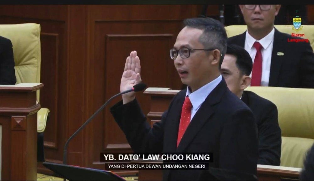 Law Choo Kiang - Screengrab photo taken from social media