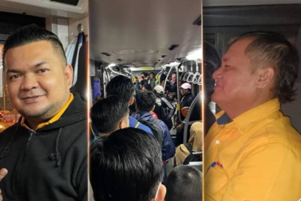 When most Malaysians are resting to get back the energy to attend the National Day 2023 celebration at Dataran Putrajaya today, bus driver Mohammad Saudi Abd Sahiis is on the road, eager to get them to the venue. - BERNAMA