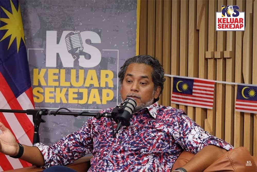 Khairy Jamaluddinin during the Keluar Sekejap podcast with former Umno Information chief Shahril Sufian Hamdan on Thursday.