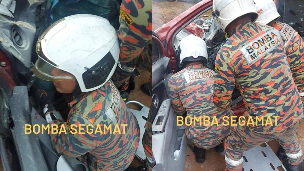 Photo: FACEBOOK / SEGAMAT FIRE AND RESCUE STATION