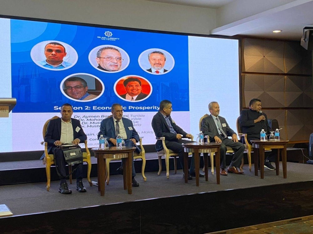 From left, Dr Ayemn Boughanmi, Dr Mohamed Nouri, Dr Mustapha Radji, Dr Mustafa Acar and Datuk Dr Rais Hussin