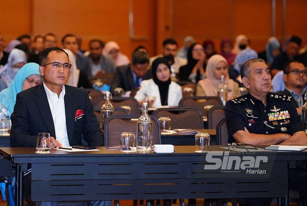 Prime Minister's Department Legal Affairs Division director-general Datuk Seri Khairul Dzaimee Daud joined the conference. - Photo by MOHD HALIM ABDUL WAHID