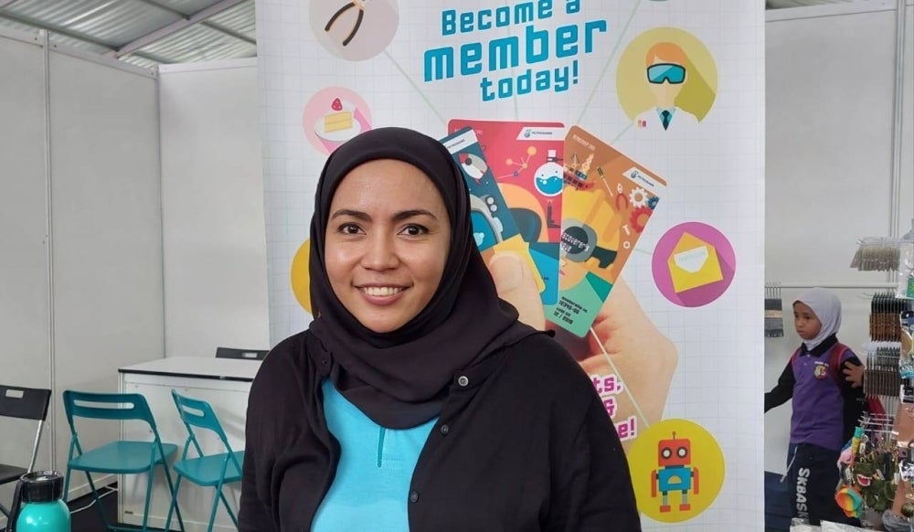 Petrosains Marketing Executive Azura Abd Lazam.