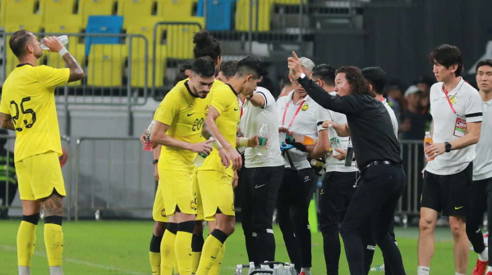 Pan Gon made three changes at the beginning of the second half, including bringing in Johor Darul Ta'zim’s (JDT) sensational winger Arif Aiman Mohd Hanapi, to look for the winner. - Photo by FAM