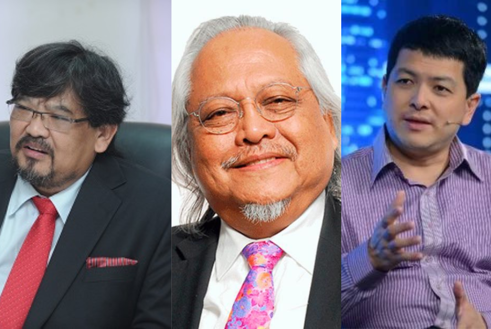 From Left: Professor Datuk Dr Jayum Anak Jawan, Professor Datuk Dr Shamsul Amri Baharuddin, Dr Oh Ei Sun