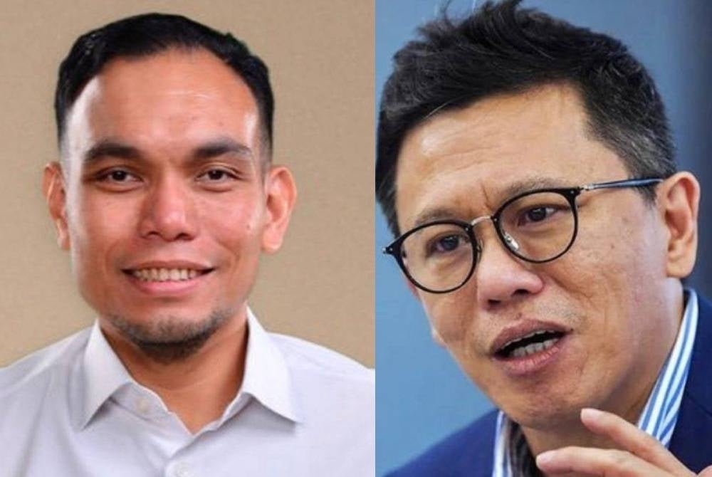 Bangi Member of Parliament, Syahredzan Johan (left) MCA Vice President Datuk Seri Ti Lian Ker (right) - FILE PIX