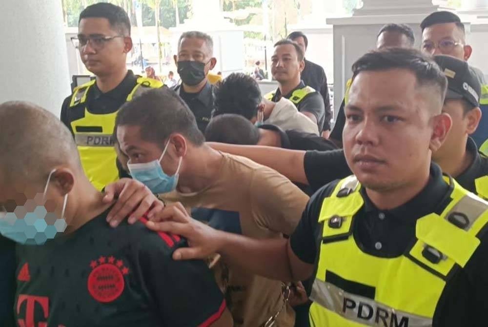 The suspects were brought to the Kuala Lumpur Sessions Court on Wednesday on one charge of raping a friend's sister-in-law in turns, two weeks ago - FILE PIX 