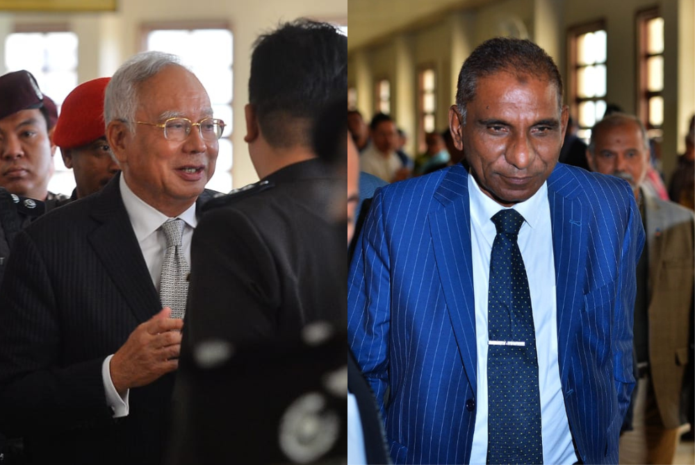 Najib (left), Irwan arrive at Kuala Lumpur High Court. Photo by Asril Aswandi Shukor/Sinar