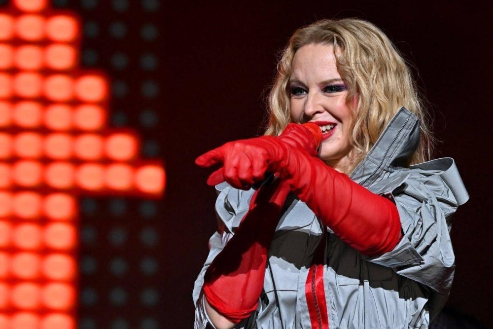 Kylie Minogue performs onstage during KTUphoria 2023 at Northwell Health at Jones Beach Theatere on June 17in Wantagh, New York - AFP