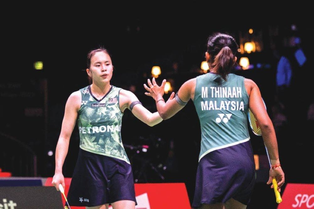  The country's number one women's doubles team, Pearly Tan-M. Thinaah, remains on track - BERNAMA