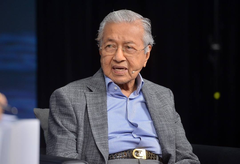 Former prime minister Tun Dr Mahathir Mohamad - Photo by Bernama