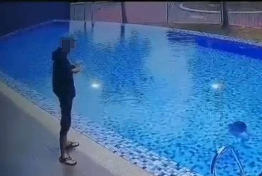 CCTV footage at the scene captured the incident involving a young girl drowning in an apartment in Bangi on Sept 13. 