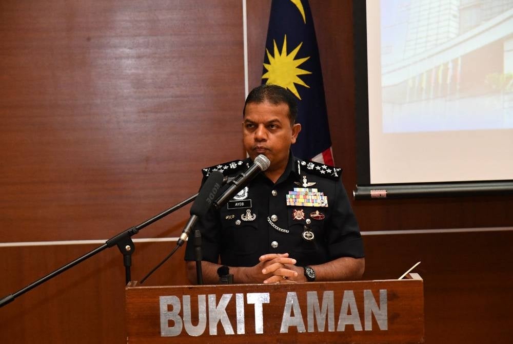 Deputy Inspector-General of Police Datuk Seri Ayob Khan Mydin Pitchay - FILE PIX 