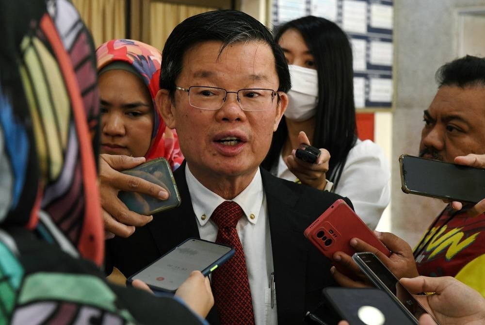 Chief Minister Chow Kon Yeow said such an incident had occurred previously when floods hit the Baling district in Kedah, resulting in high levels of water turbidity. - BERNAMA 
