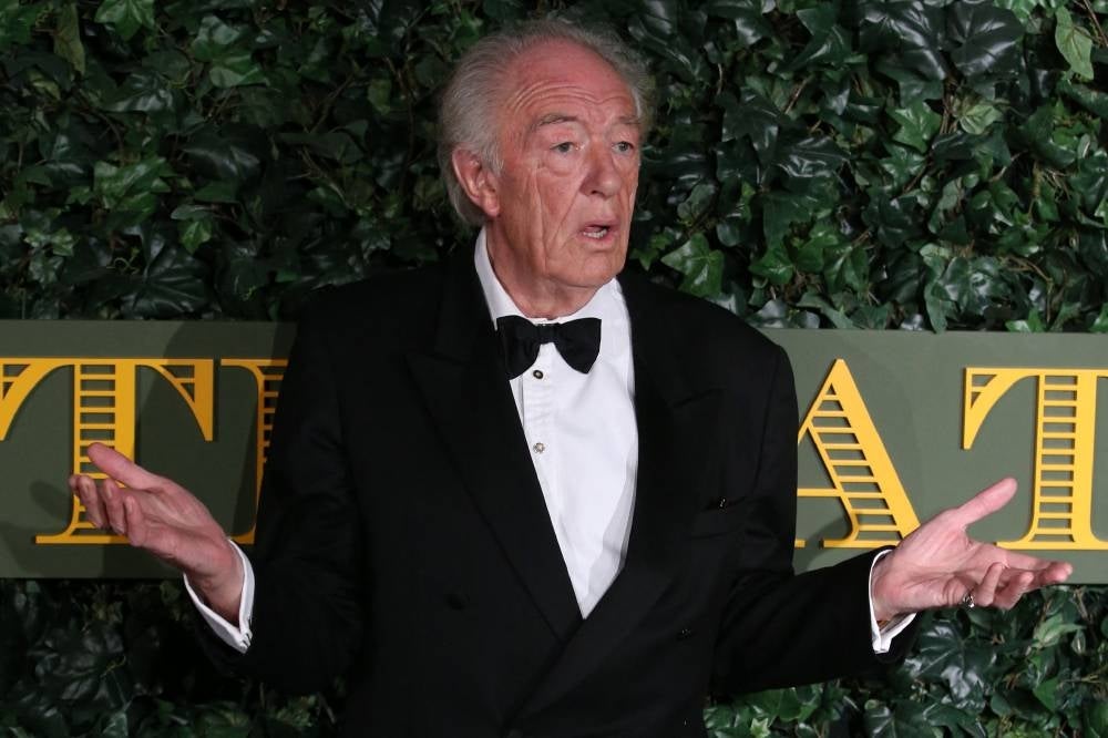 British actor Michael Gambon, best known for playing Albus Dumbledore in six of the eight "Harry Potter" films, has died peacefully in hospital aged 82, his family announced on September 28, 2023 - AFP 