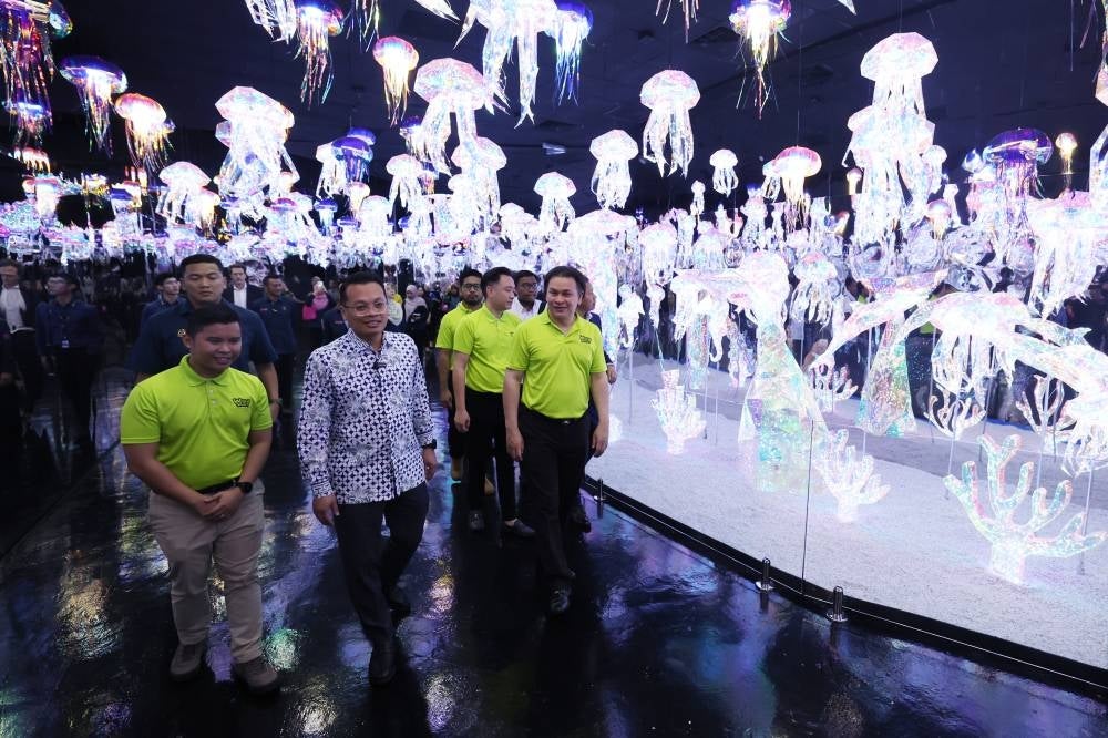 Natural Resources, Environment and Climate Change Minister Nik Nazmi Nik Ahmad at the ceremony to accord recognition to Wetland Studios Putrajaya (WSP) as a Resource Centre for Environmental Conservation, today. - Photo by Bernama