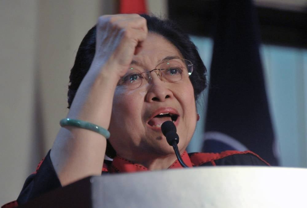 Former Indonesian President Megawati Soekarnoputri - AFP FILE PIX
