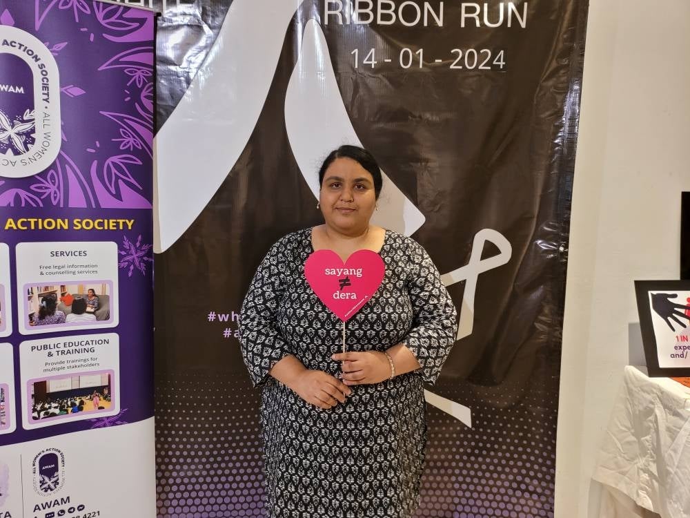 All Women's Action Society (Awam) senior admin and operations officer Lochna Menon