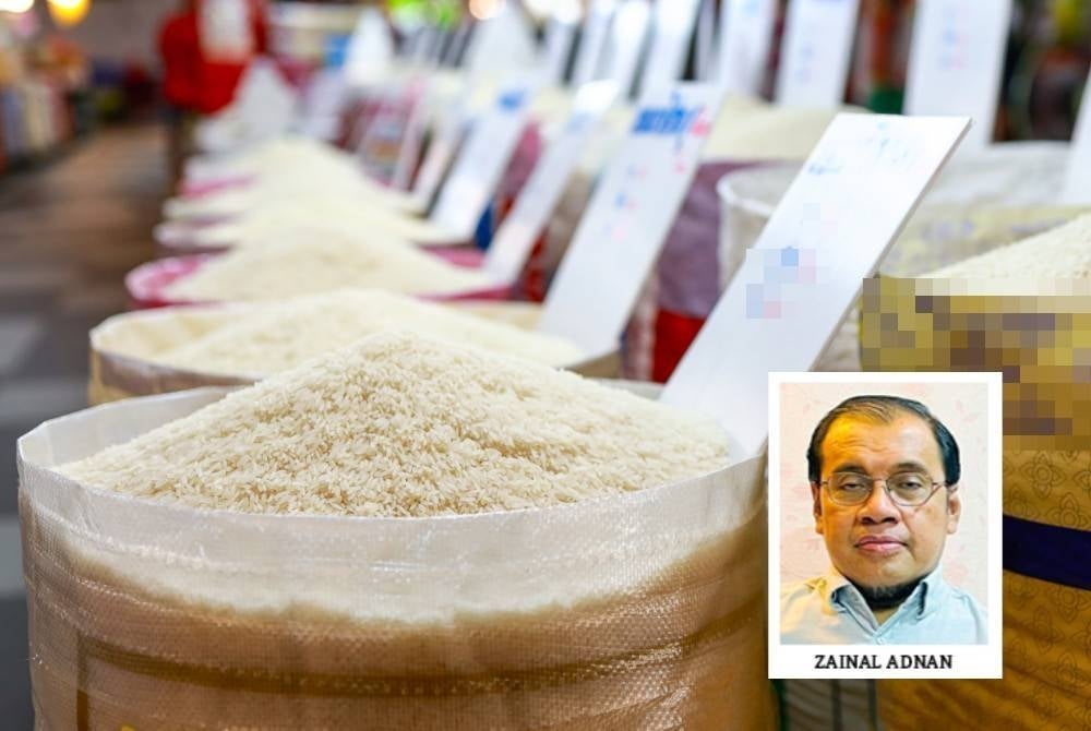 Zainal Adnan was referring to the recent revelation by Umno Youth Chief Dr Muhammad Akmal Salleh, who exposed the modus operandi of the cartel using broken rice as local rice because it can be sold at uncontrolled prices.. - FILEPIX