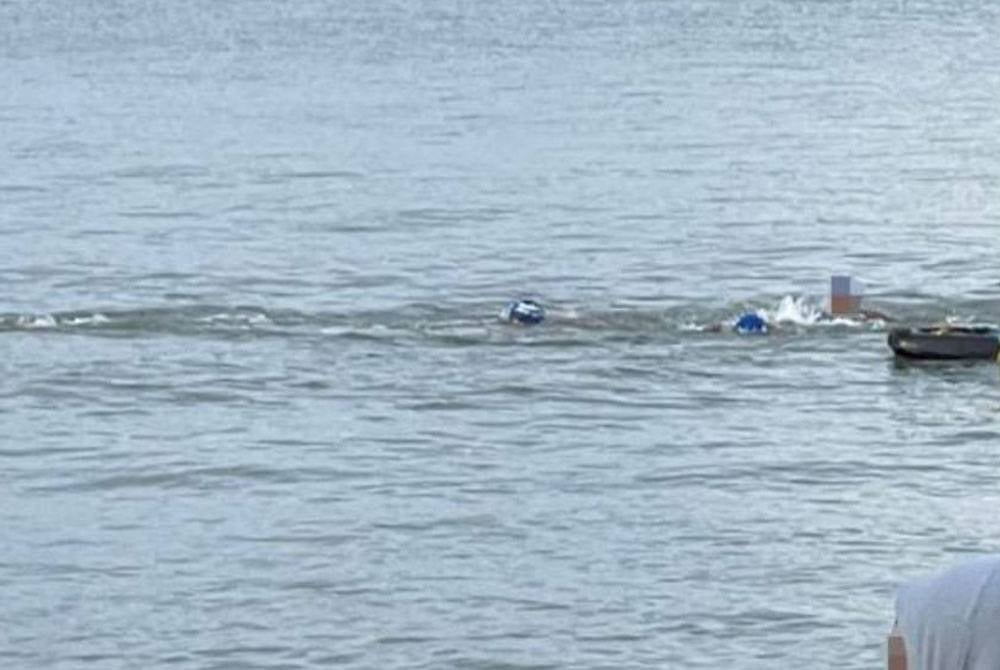 Two participants in the Ironman Langkawi Malaysia triathlon championship had to be given emergency assistance today due to suspected health issues during the challenge.