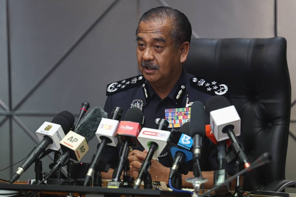 Inspector-General of Police Tan Sri Razarudin Husain - BERNAMA PIX