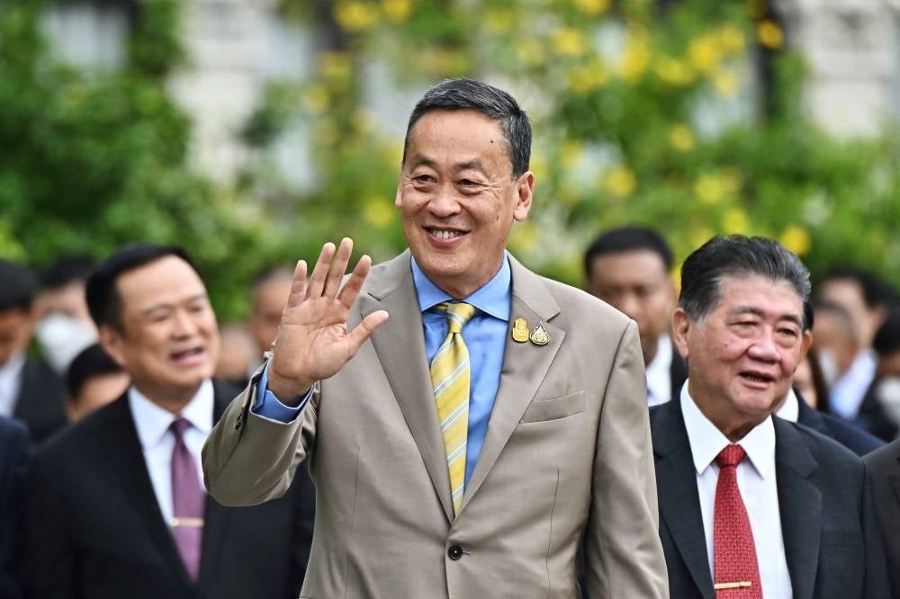 Thailand Prime Minister Srettha Thavisin. Photo by Lillian Suwanrumpha/AFP FILE PIX