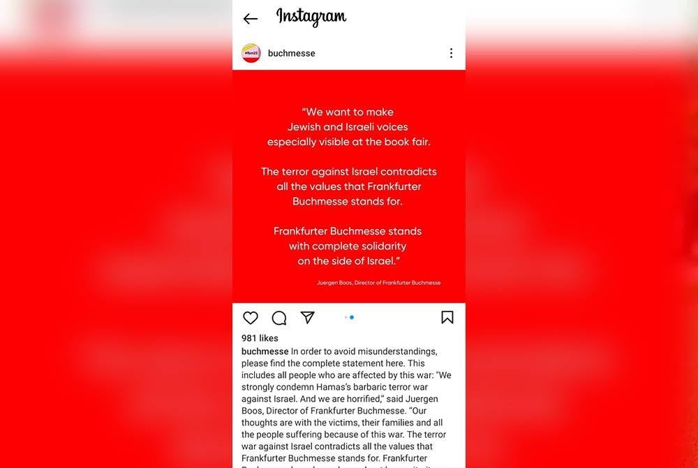 The director of the Frankfurter Buchmesse, Juergen Boos who wants to make Jewish and Israeli voices visible especially at the book fair. - FILE PIX