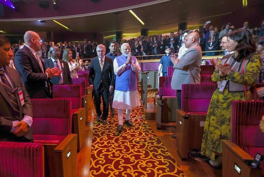 Indian Prime Minister Narendra Modi confirmed on Oct 14 that his country would bid to host the 2036 Summer Olympics and become just the fourth Asian nation to stage the Games. (Photo by PIB / AFP)