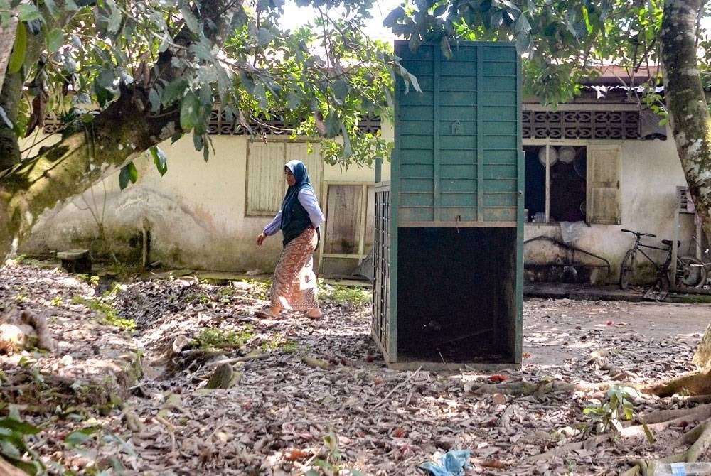 Villagers in Kampung Jerek were finally relieved when one of the three sun bears that roamed and nested there fell into a trap laid by the Department of Wildlife Protection and National Parks Malaysia (Perhilitan) yesterday. - BERNAMA