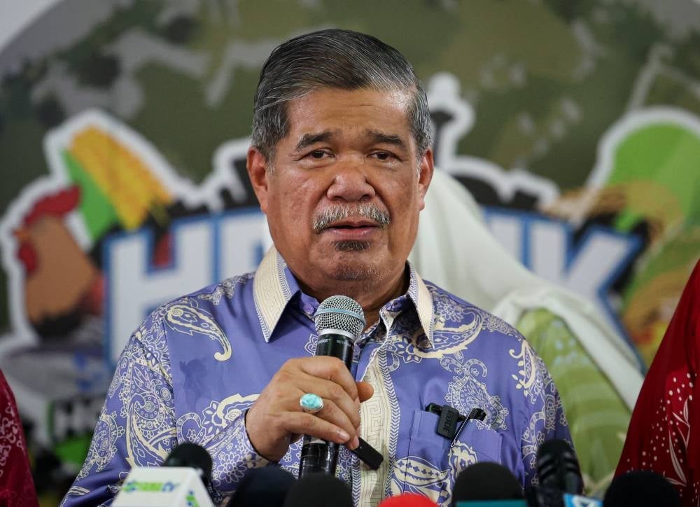 Agriculture and Food Security Minister Datuk Seri Mohamad Sabu during a press conference after the pre-launch of the 2023 National Farmers, Breeders and Fishermen’s Day today. - Photo by Bernama